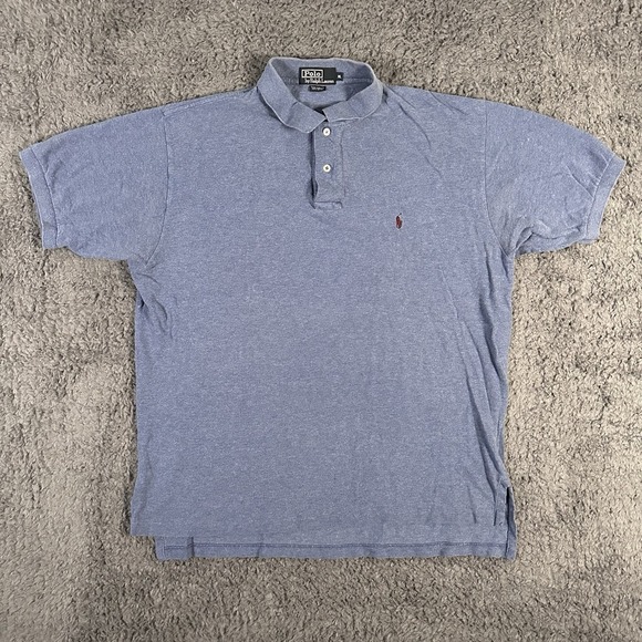 Polo Ralph Lauren Other - Polo Ralph‎ Lauren Shirt Mens XL Blue Polo Short Sleeve Soft Knit Preppy